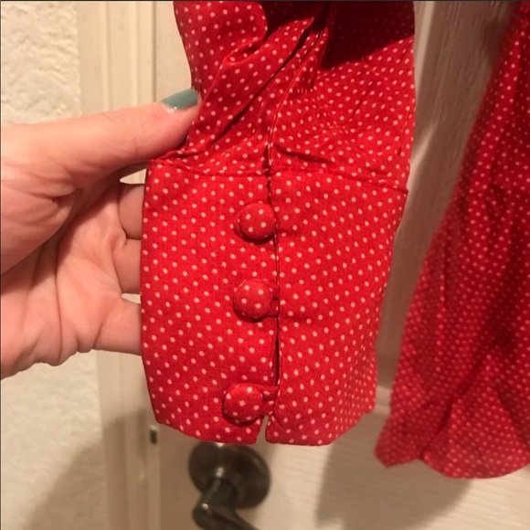 Anthropologie Chatham Blouse Polka Dot Shirt NWT - Picture 6 of 8